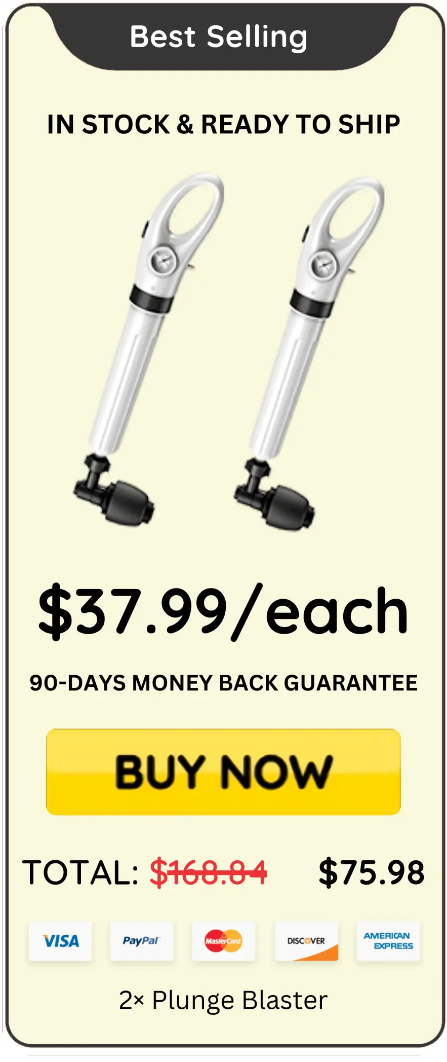 Plunge Blaster offer price