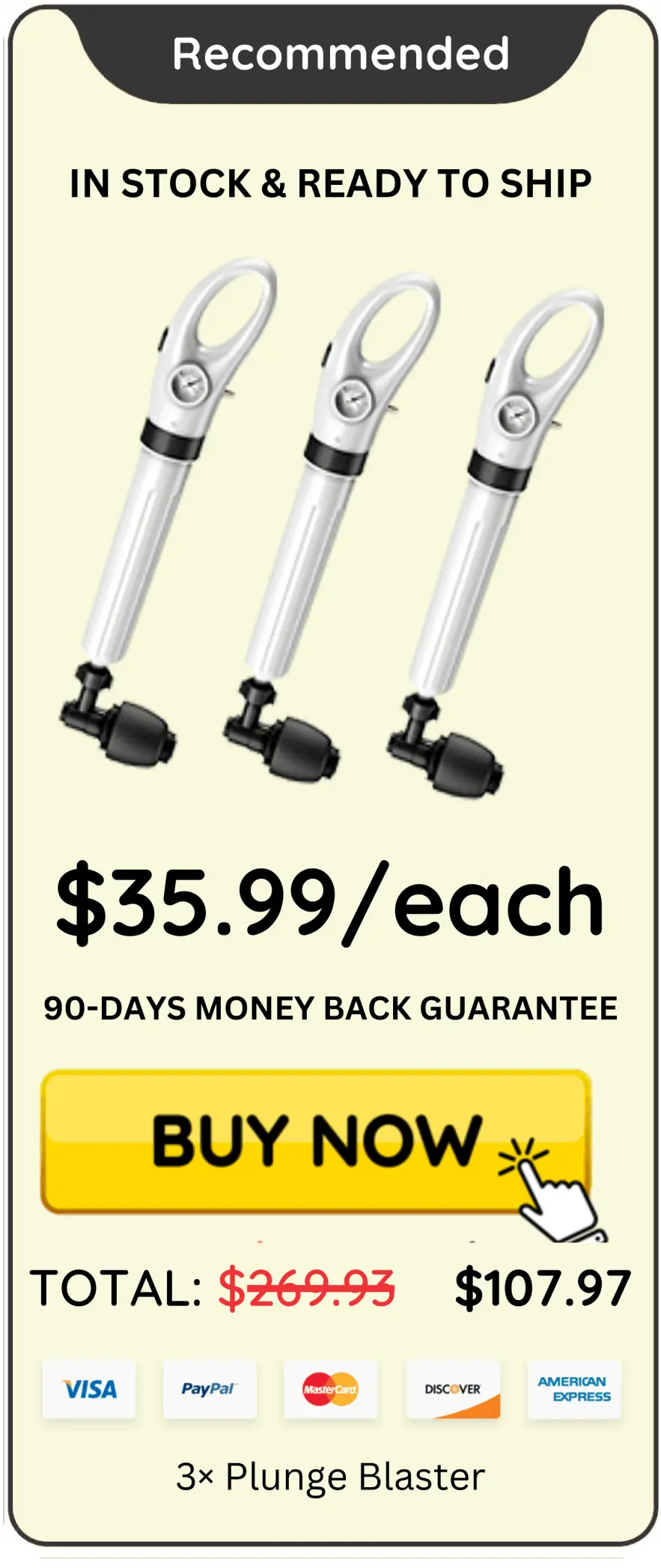 Plunge Blaster offer price